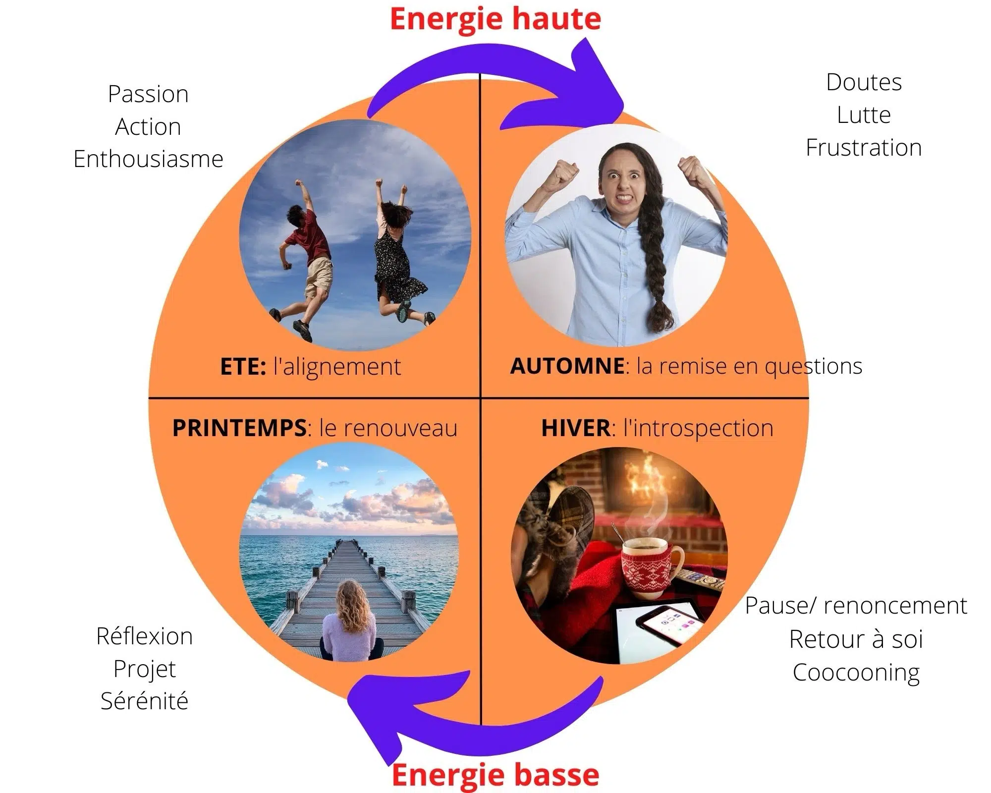 Les 5 domaines de vie de Hudson -PRISM EVOLUTION